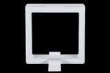 2.75" (Small) Floating Frame Display Cases With Stands - White - Photo 4